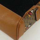 GUCCI Micro GG Supreme Disney Backpack PVC Beige Gold 552884 Auth 171451SAM-15