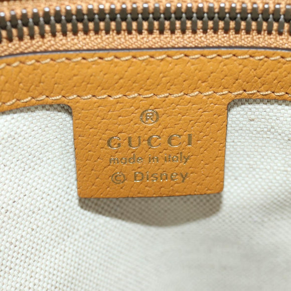 GUCCI Micro GG Supreme Disney Backpack PVC Beige Gold 552884 Auth 171451SAM