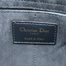 Christian Dior Shoulder Bag Leather 2way Black Gold Auth 171453SAV-20