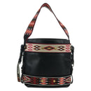 Christian Dior Shoulder Bag Leather 2way Black Gold Auth 171453SAV-2