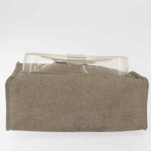 FENDI Handtas Canvas Beige Auth 171462V