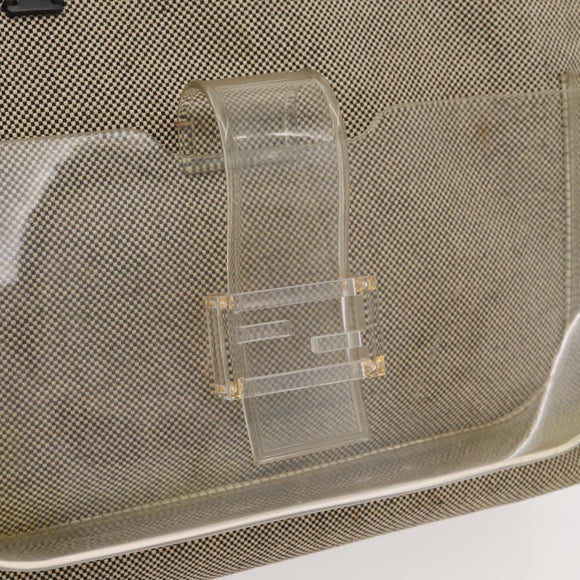 FENDI Handtas Canvas Beige Auth 171462V