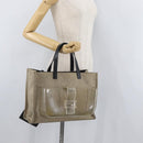FENDI Handtas Canvas Beige Auth 171462V-27