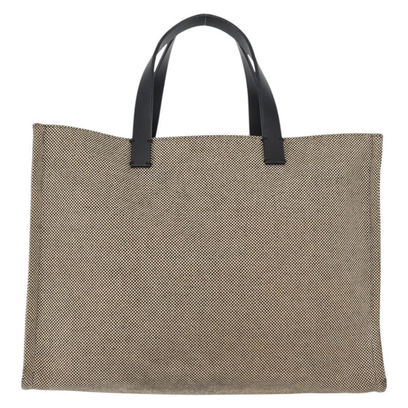 FENDI Handtas Canvas Beige Auth 171462V
