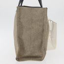 FENDI Handtas Canvas Beige Auth 171462V-5