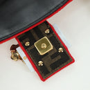 FENDI Zucca Canvas Mamma Baguette Shoulder Bag Brown Black Auth 171464SM-23