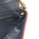 FENDI Zucca Canvas Mamma Baguette Shoulder Bag Brown Black Auth 171464SM-25