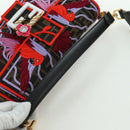 FENDI Zucca Canvas Mamma Baguette Shoulder Bag Brown Black Auth 171464SM-7