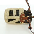 FENDI Step Out Chain Zucca Canvas Mamma Baguette Bag Brown Black Auth 171470SAM-4