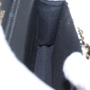 CHANEL Mini Matelasse 12 Chain Pouch Shoulder Satin Beige Gold CC Auth 171471SAM-19