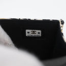 CHANEL Mini Matelasse 12 Chain Pouch Shoulder Satin Beige Gold CC Auth 171471SAM-21