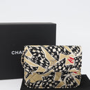 CHANEL Mini Matelasse 12 Chain Pouch Shoulder Satin Beige Gold CC Auth 171471SAM-22