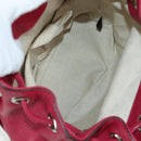 GUCCI Bamboo Backpack Leather Pink Silver 387149 Auth 171479V-10