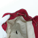 GUCCI Bamboo Backpack Leather Pink Silver 387149 Auth 171479V-28