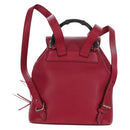 GUCCI Bamboo Backpack Leather Pink Silver 387149 Auth 171479V-2