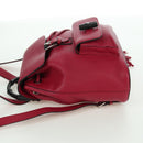 GUCCI Bamboo Backpack Leather Pink Silver 387149 Auth 171479V-3