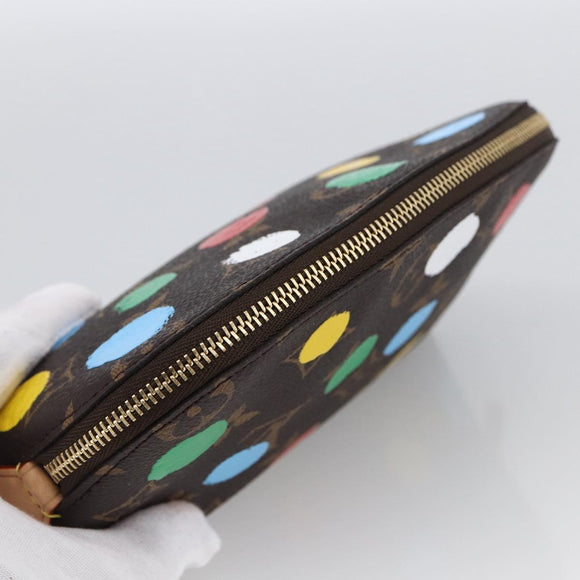 LOUIS VUITTON Monogram Yayoi Kusama Pochette Cosmetic PM M81895 LV Auth 171488SM