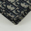 Christian Dior Trotter Canvas Saddle Waist bag Navy Gold Auth 171490SAV-17