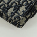 Christian Dior Trotter Canvas Saddle Waist bag Navy Gold Auth 171490SAV-18