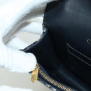 Christian Dior Trotter Canvas Saddle Waist bag Navy Gold Auth 171490SAV-23