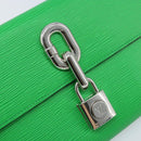 LOUIS VUITTON Epi Blade Clutch Bag Green LV Auth 171504SM-17