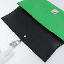 LOUIS VUITTON Epi Blade Clutch Bag Green LV Auth 171504SM-8