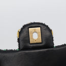 CHANEL Mini Matelasse 20 Chain Shoulder Bag Tweed Black Gold CC Auth 171505SAM-22