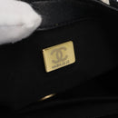 CHANEL Mini Matelasse 20 Chain Shoulder Bag Tweed Black Gold CC Auth 171505SAM-12