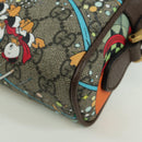 GUCCI GG Supreme Shoulder Bag PVC Beige Gold 648124 Auth 171510SM-18