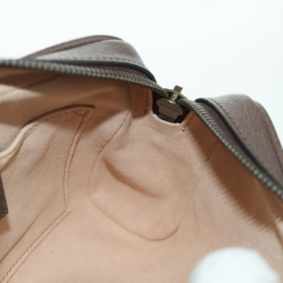 GUCCI GG Supreme Shoulder Bag PVC Beige Gold 648124 Auth 171510SM