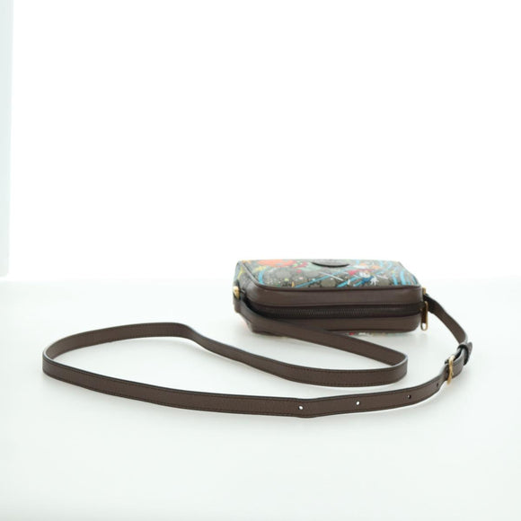 GUCCI GG Supreme Shoulder Bag PVC Beige Gold 648124 Auth 171510SM