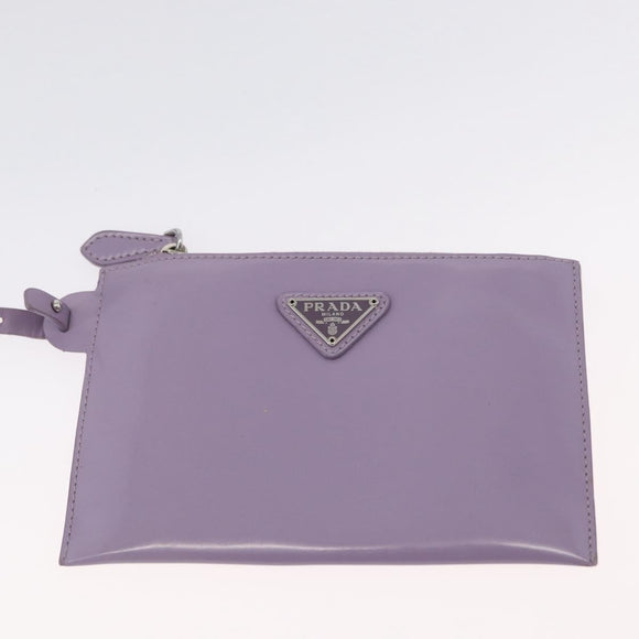 PRADA Pailletten-Handtasche Leder Lila Original 171514A