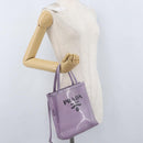 PRADA Pailletten-Handtasche Leder Lila Original 171514A-23