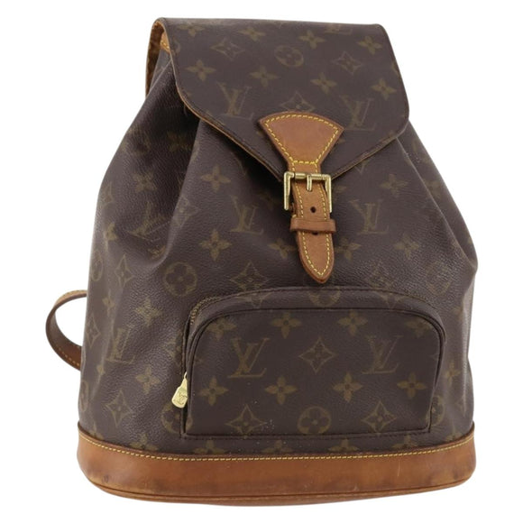 LOUIS VUITTON Monogram Montsouris MM Rucksack M51136 LV Auth 171516A
