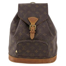 LOUIS VUITTON Monogram Montsouris MM Rucksack M51136 LV Auth 171516A-13