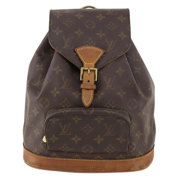 LOUIS VUITTON Monogram Montsouris MM Rucksack M51136 LV Auth 171516A