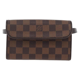 LOUIS VUITTON Damier Ebene Pochette Florentine Waist bag N51856 LV Auth 171517A - 0
