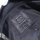 CHANEL Chain Shoulder Bag Pile White Silver CC Auth 171518A-17