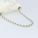 CHANEL Chain Shoulder Bag Pile White Silver CC Auth 171518A-7