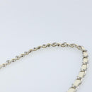 CHANEL Chain Shoulder Bag Pile White Silver CC Auth 171518A-8