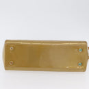 LOUIS VUITTON Vernis Blair MM Hand Bag 2way Beige Poodle M91755 LV Auth 171519-5