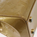 LOUIS VUITTON Vernis Blair MM Hand Bag 2way Beige Poodle M91755 LV Auth 171519-18