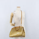 LOUIS VUITTON Vernis Blair MM Hand Bag 2way Beige Poodle M91755 LV Auth 171519-27