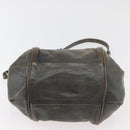 Chloe Etel Hand Bag Leather 2way Gray Gold Auth 171522-11