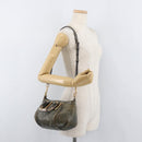 Chloe Etel Hand Bag Leather 2way Gray Gold Auth 171522-24