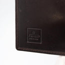 FENDI Zucca Canvas Bifold Wallet Black Brown Auth 171523-13