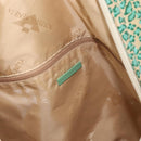 BOTTEGA VENETA Hand Bag Nylon Leather Green Auth 171524-10