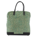 BOTTEGA VENETA Hand Bag Nylon Leather Green Auth 171524-13
