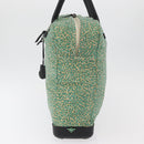 BOTTEGA VENETA Hand Bag Nylon Leather Green Auth 171524-3