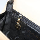 Salvatore Ferragamo Gancini Shoulder Bag Leather Beige Gold Auth 171532-20